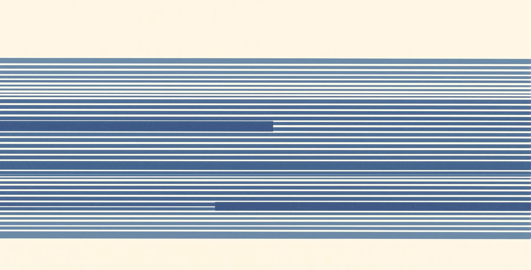 Abstract composition of evenly repeating horizontal rules running unbroken across the full width.